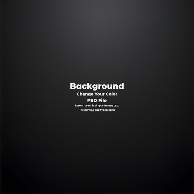 PSD Abstract black gradient background empty dark texture wallpaper