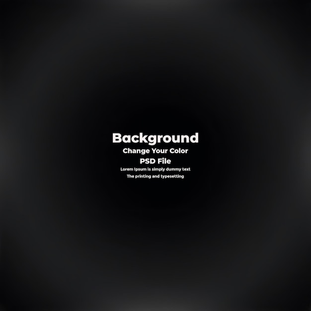 PSD Abstract black gradient background empty dark texture wallpaper