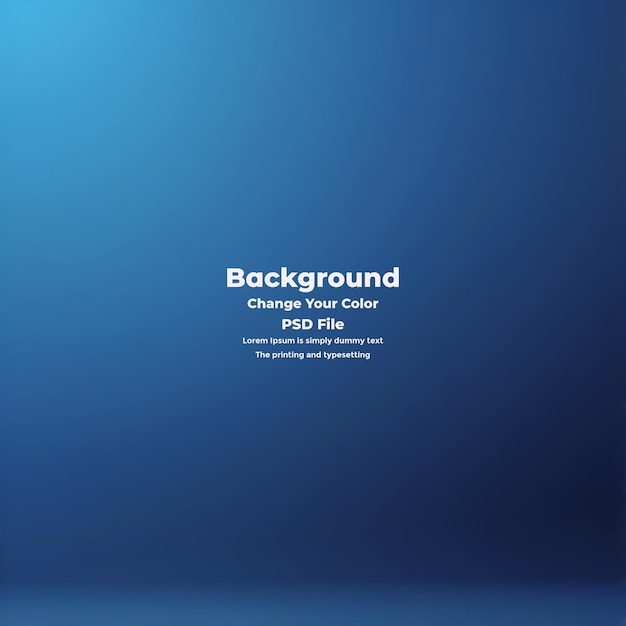 psd abstract blue gradient background empty blue texture