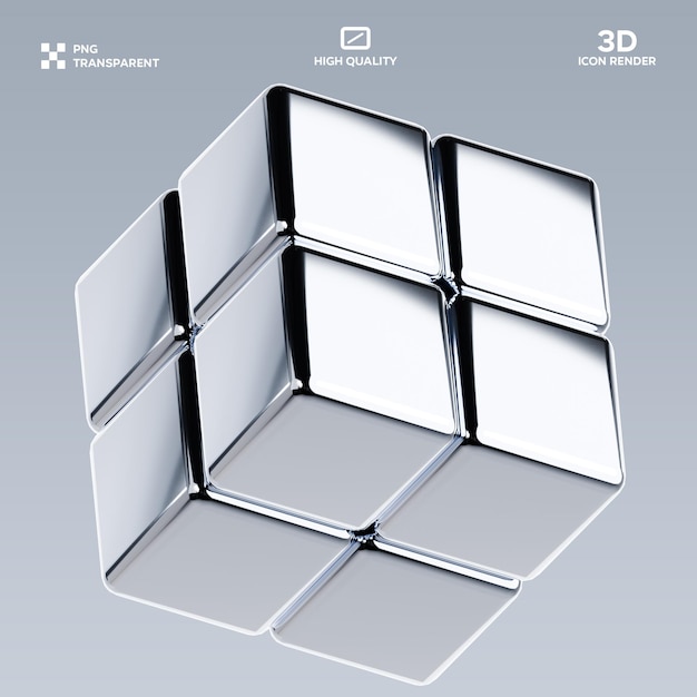 PSD Abstract shape 3D Illustration