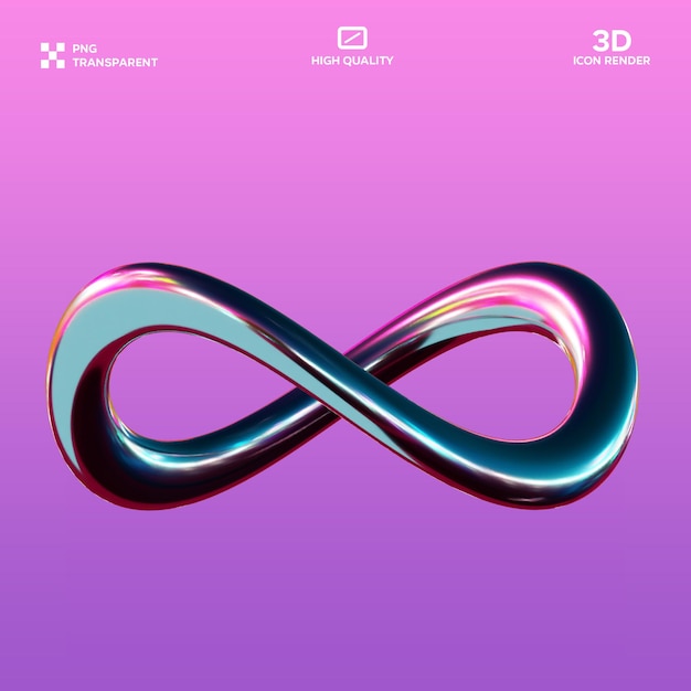 PSD Abstract shape 3D illustration