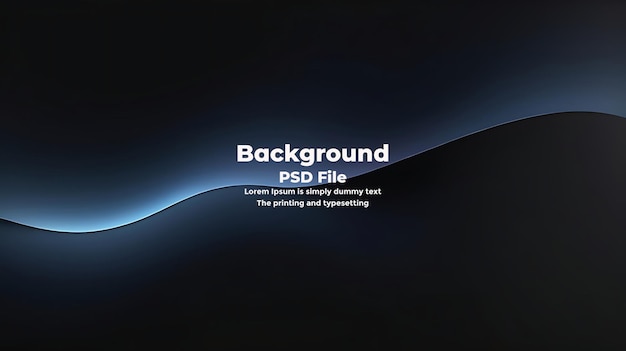PSD Hình nền gradient đen trừu tượng phòng studio kết cấu tối trống