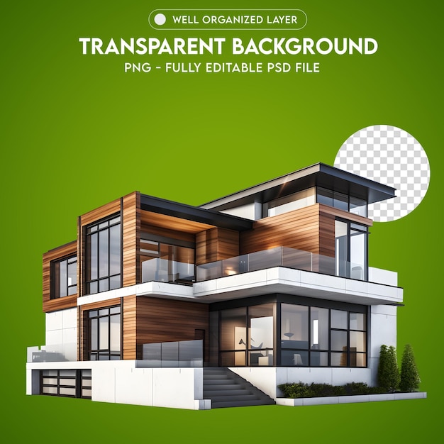 psd house residence png transparent
