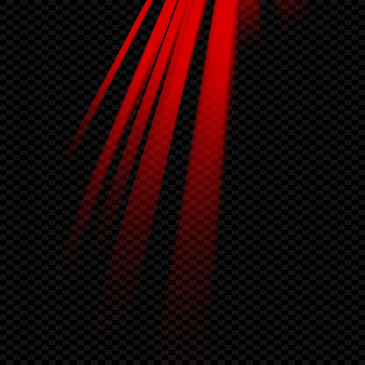 PSD psd light effect on transparent background