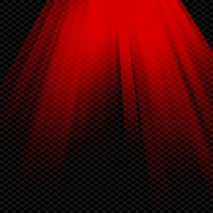 PSD psd light effect on transparent background