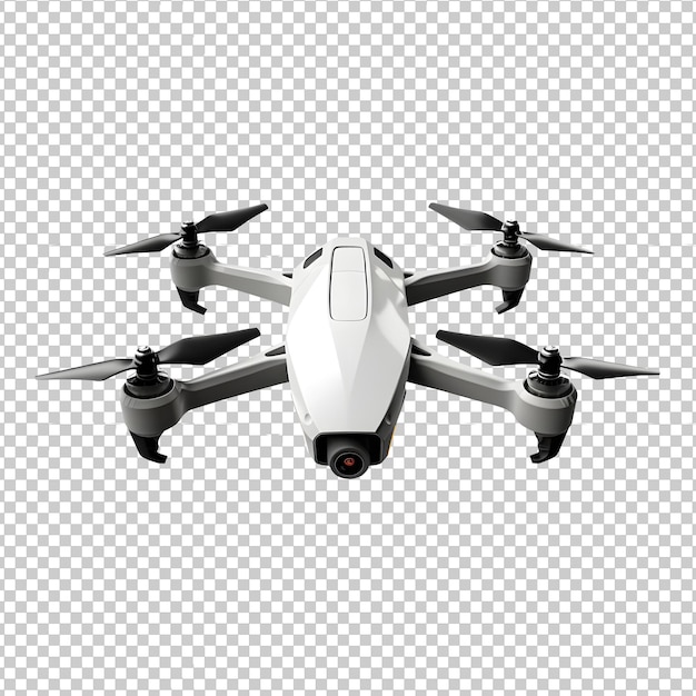 psd modern drone isolated on transparent background