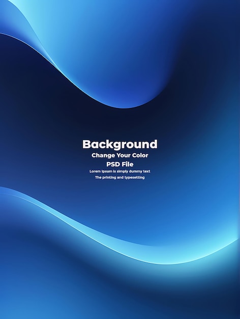 PSD Nền gradient xanh trừu tượng, texture xanh trống