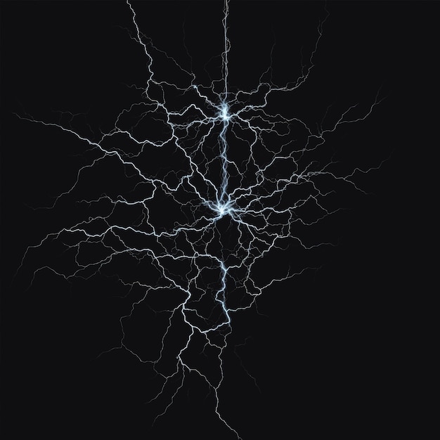 Realistic lightning strike