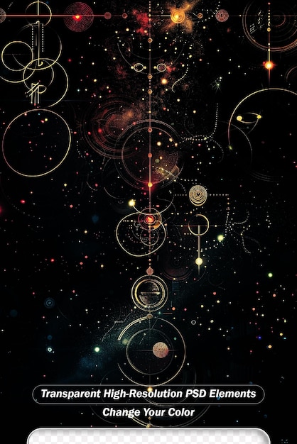 Rendering of variation of Julian transformation of IFS fractal flame for use in design and art