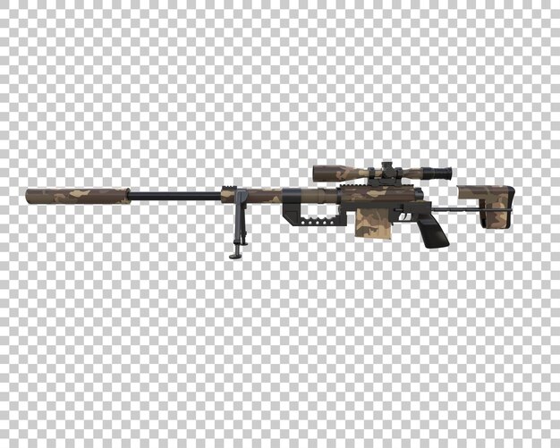 riffle isolated on background 3d rendering illustration