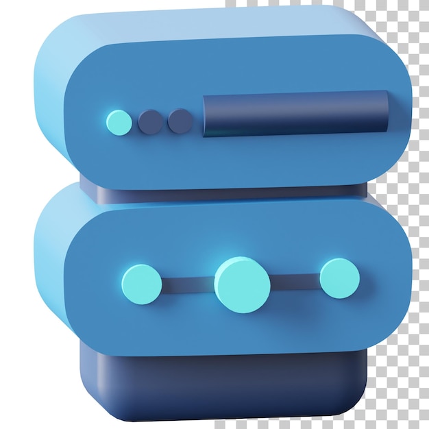 server 3d illustration
