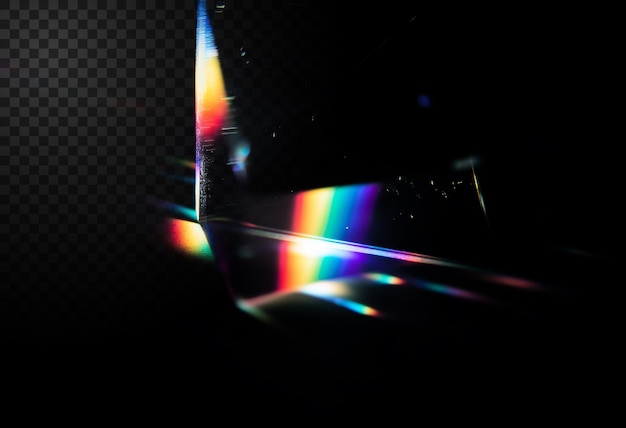 Spectacular Light Refraction and Rainbow Spectrum