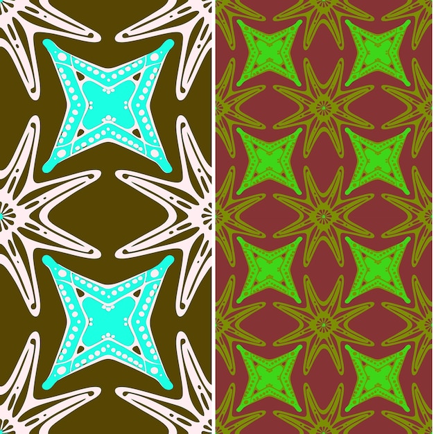 Starfish With Star Shaped Silhouette Geometric Minimal Desig Nature Pattern Vector Designs