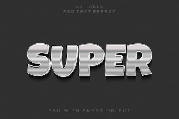 Super 3D Text Effect