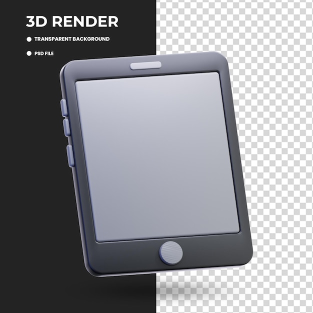 tablet 3d illustration