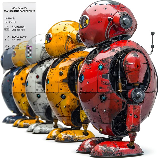 The use of software robots or bots to automate repetitive tasks on transparent background
