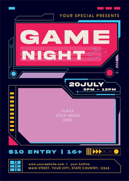 Tờ rơi Đêm Game