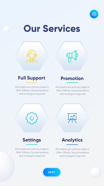vector professional steps infographic