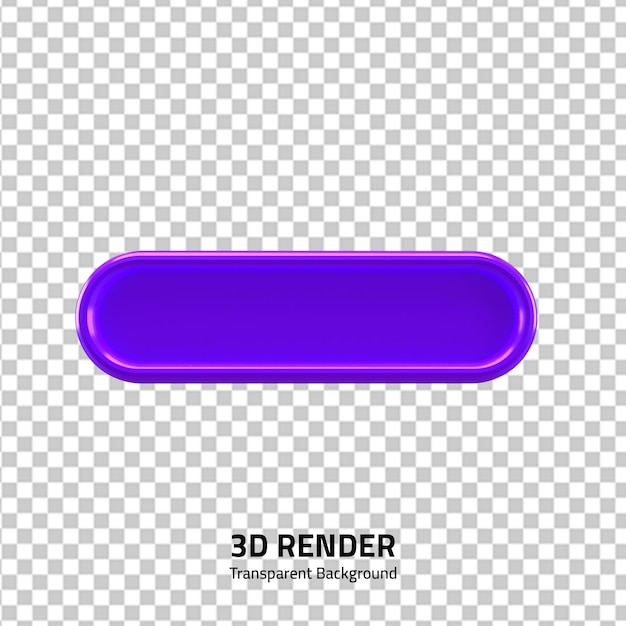 Web button purple icon 3d search bar