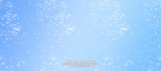 Winter Abstract Snowflake Texture Pattern with Color Customization and Transparent Background