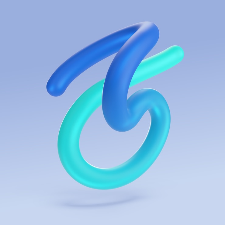 Gratis PSD 3d abstracte vloeistof vorm icoon