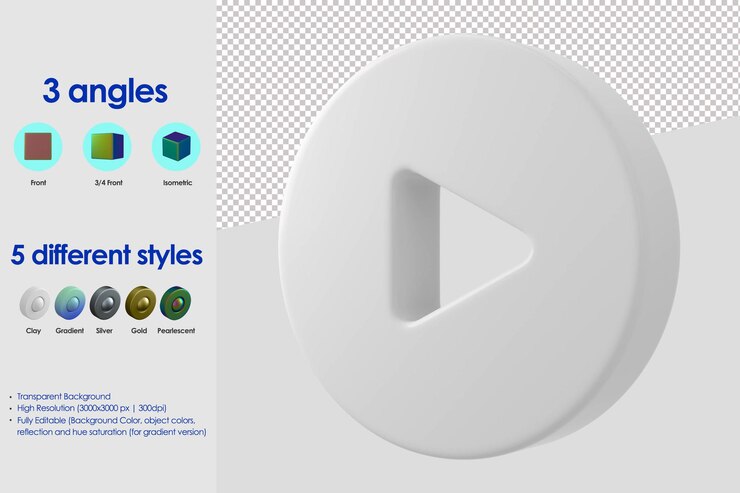 3D-afspeelpictogram