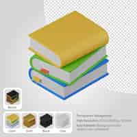 Gratis PSD 3d-boeken