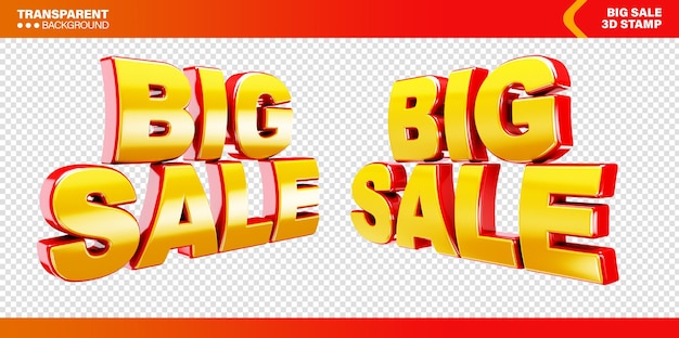 3d gran venta flash venta super venta logotipo aislado para composiciones