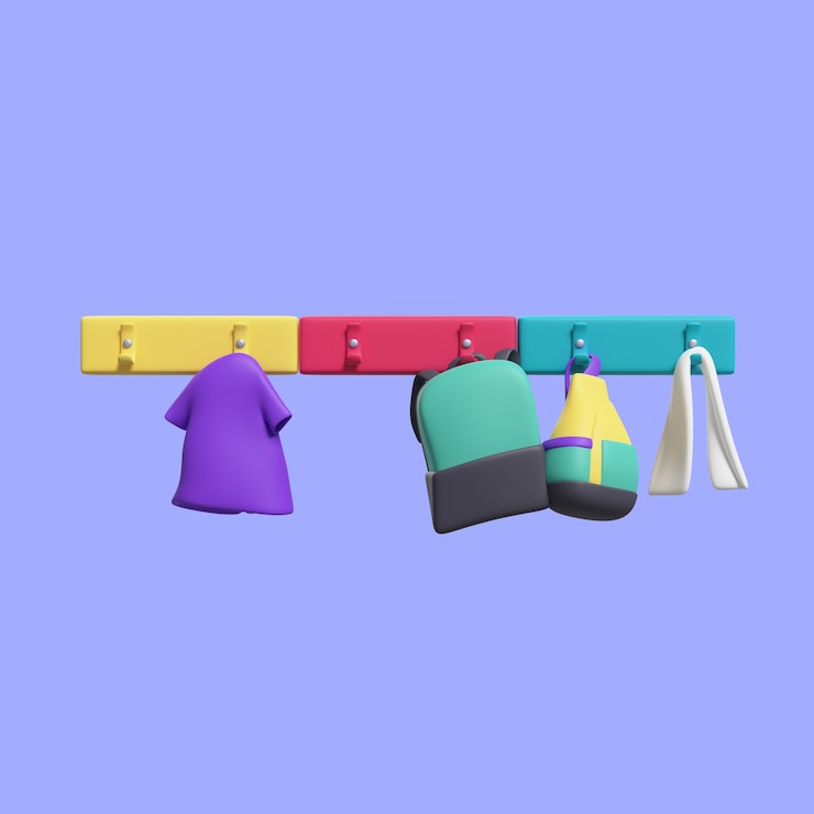 PSD Gratis 3d illustration of hooks