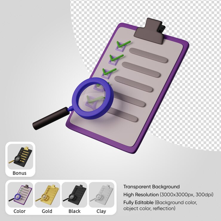 Gratis PSD 3d-lijst met een vergroting