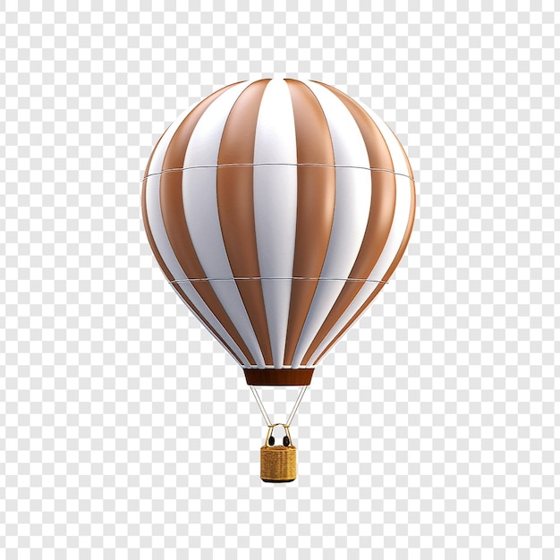 Gratis PSD 3d luchtballon geïsoleerd op transparante achtergrond