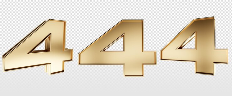 Gratis PSD 3d-nummer render met gouden textuur geïsoleerd voor composities