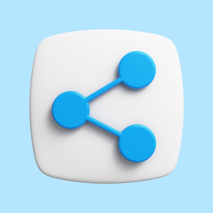 Gratis PSD 3d-pictogram voor sociale media-app