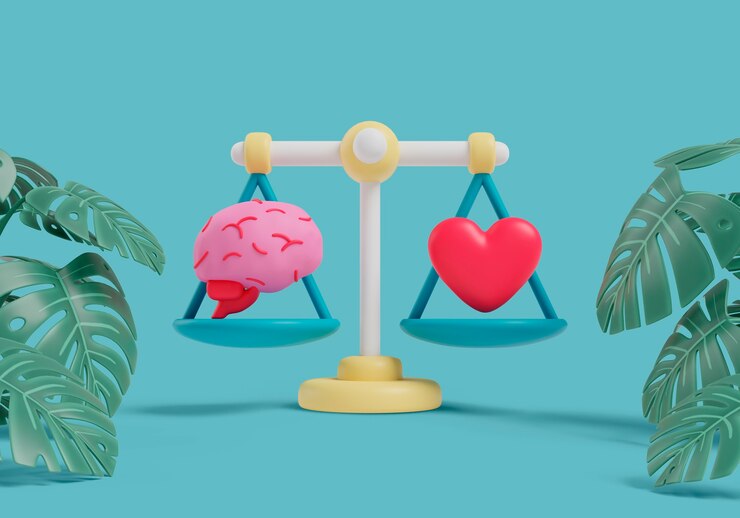 PSD Gratis 3d rendering of  balance background