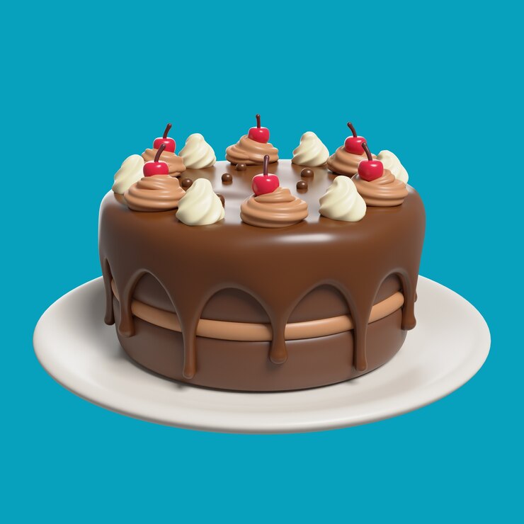 PSD Gratis 3d rendering of birthday icon