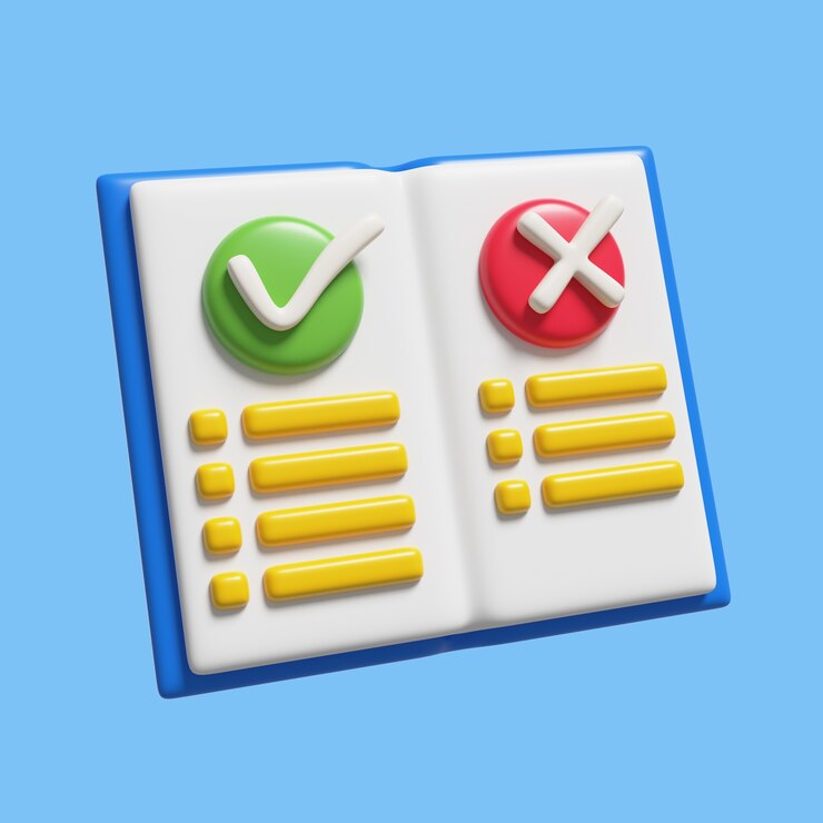 PSD Gratis 3d rules icon with book list