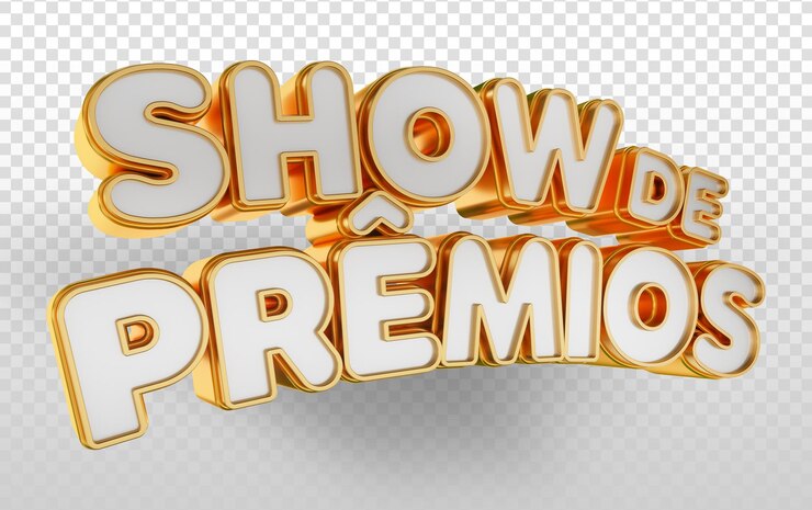 PSD Gratis 3d stamp promotional awards show social media show de premios