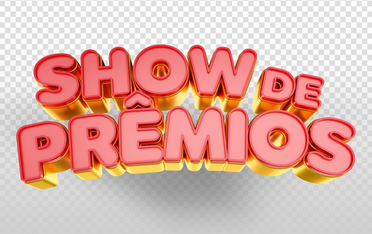 PSD Gratis 3d stamp promotional awards show social media show de premios