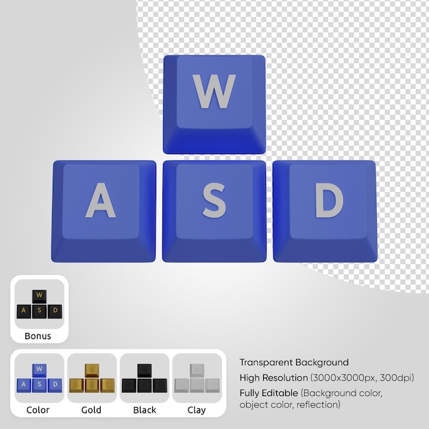 3d-toetsenbordtoets