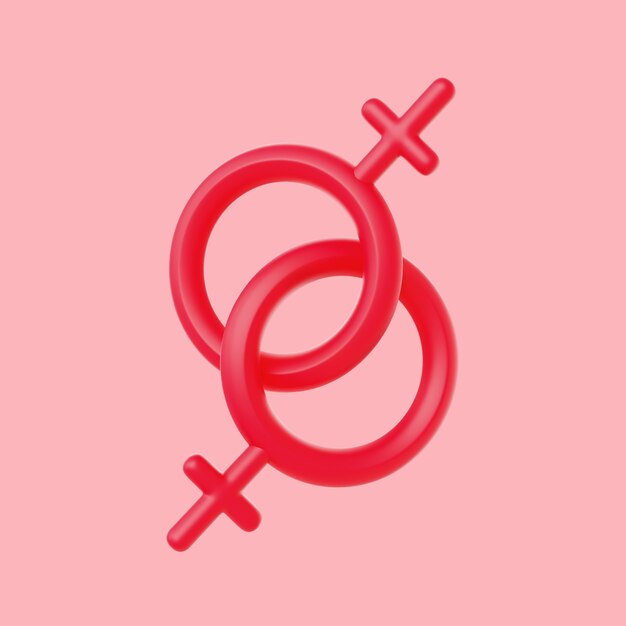 3D-weergave van bruiloftspictogram