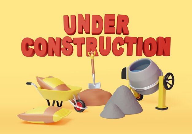 404 fondo en concepto de construcción