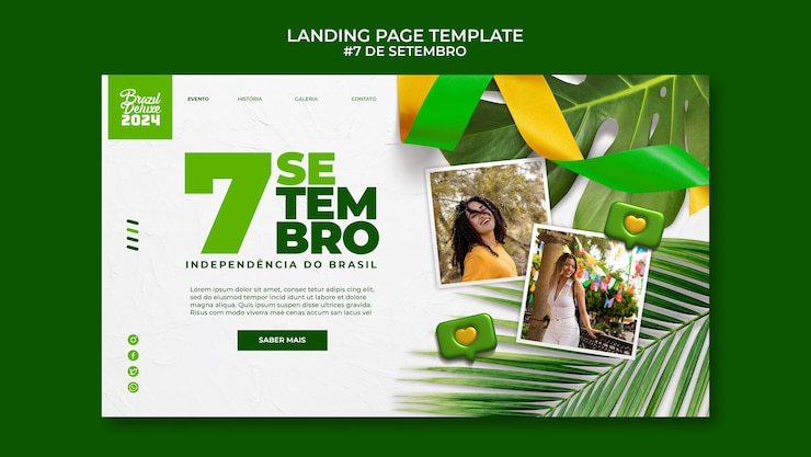PSD gratuito 7 di settembre template design