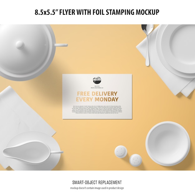 8.5x5.5 Flyer Mockup