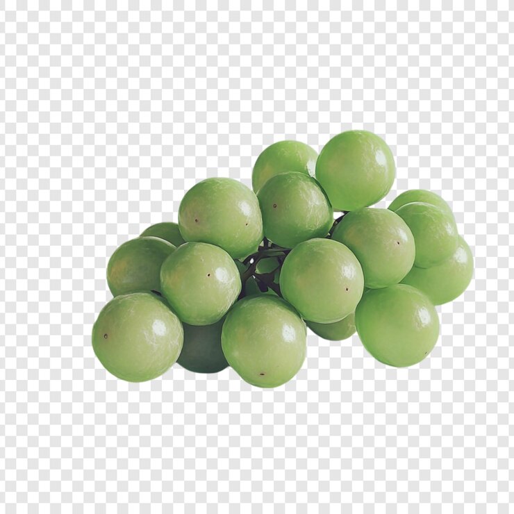 PSD Gratis a bunch of green grapes fresh and juicy
