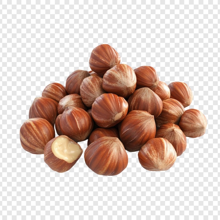 PSD Gratis a delicious pile of hazelnuts ready to be enjoyed