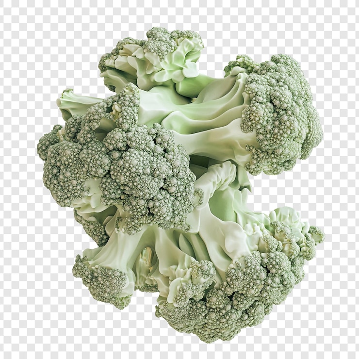 PSD Gratis a detailed closeup of a romanesco broccoli