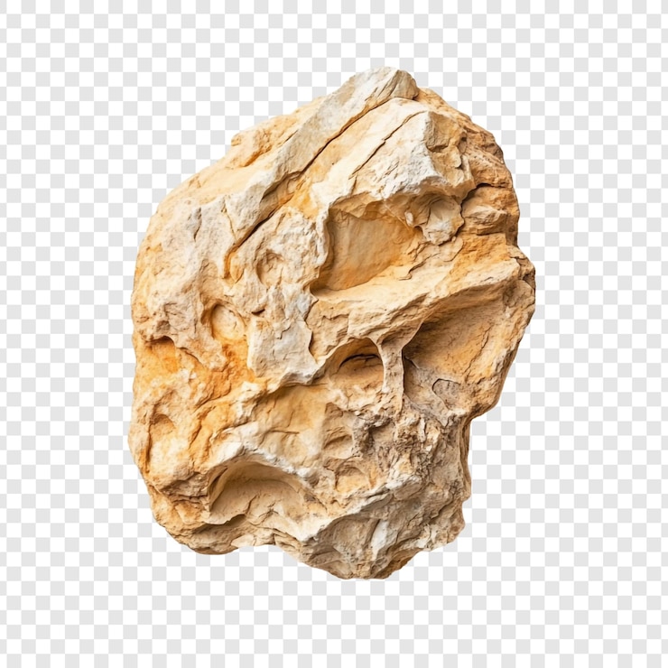 PSD Gratis a detailed closeup of a rough textured rock formation displaying natural erosion and color variations