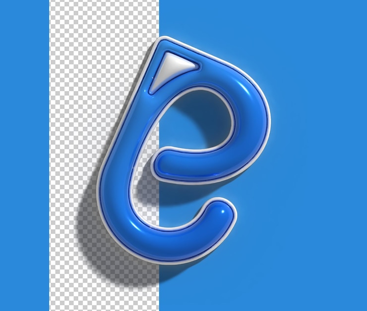 PSD Gratis a logo branding identity corporate 3d render company letter logo