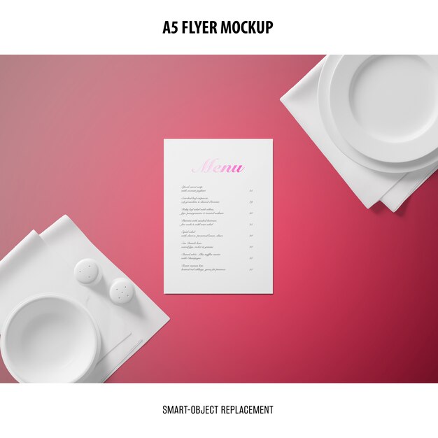 A5 Flyer Mockup