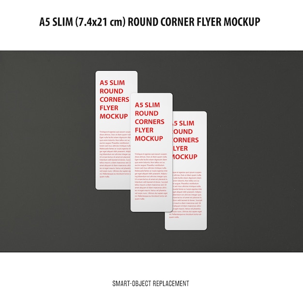 A5 slim flyer-model